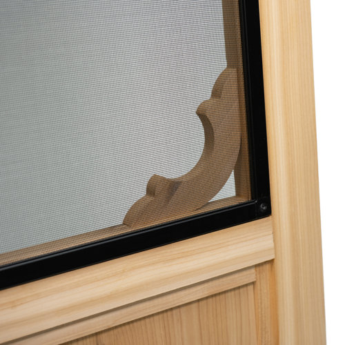 KIBY Unfinished Cedar Slab Screen Doors & Reviews Wayfair